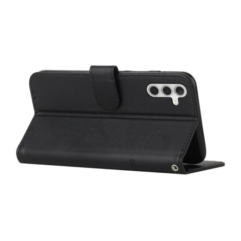 Kožený Kryt Samsung Galaxy S25 Fe Obchodní Styl