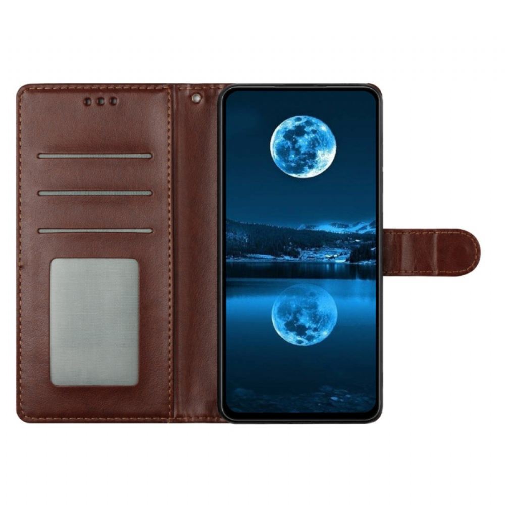 Kožený Kryt Samsung Galaxy S25 Fe Umělá Kůže