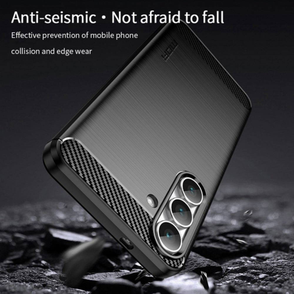 Kryt Samsung Galaxy S25 Fe Kartáčovaná Uhlíková Vlákna