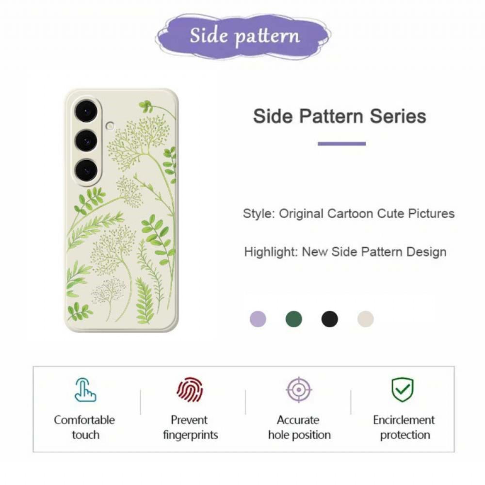 Kryt Samsung Galaxy S25 Fe Kryty Na Mobil Listový Silikon