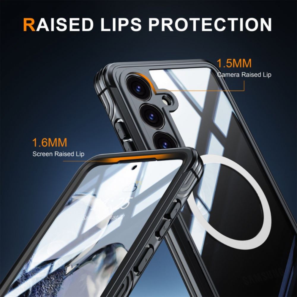 Kryt Samsung Galaxy S25 Fe Kryty Na Mobil Magnetický S Ochranou Obrazovky