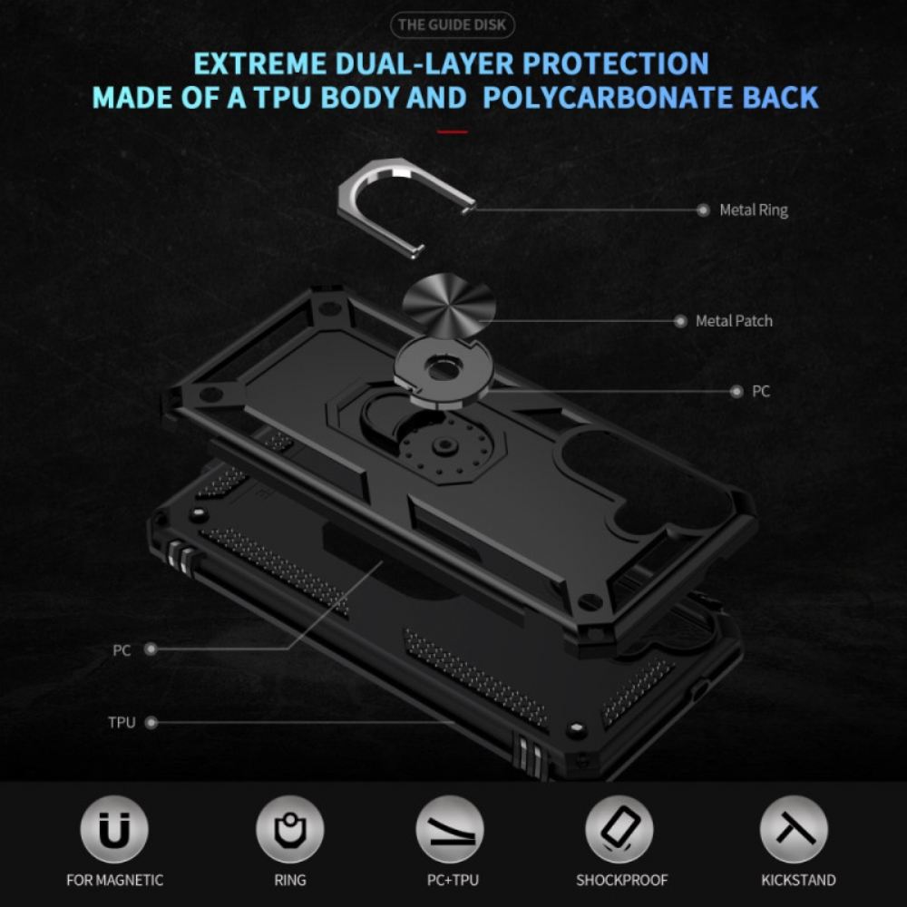 Kryt Samsung Galaxy S25 Fe Kryty Na Mobil Odolné S Otočným Držákem Na Prsten