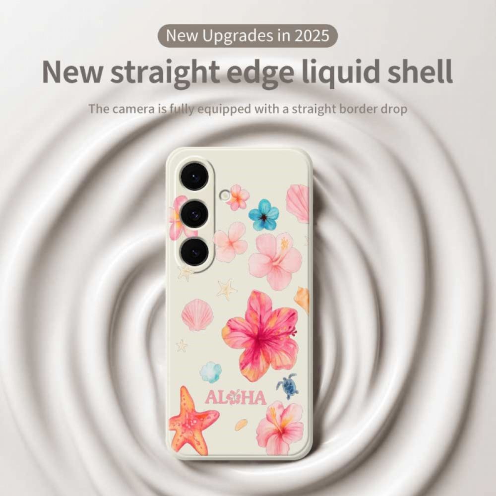 Kryt Samsung Galaxy S25 Fe Květinový Silikon