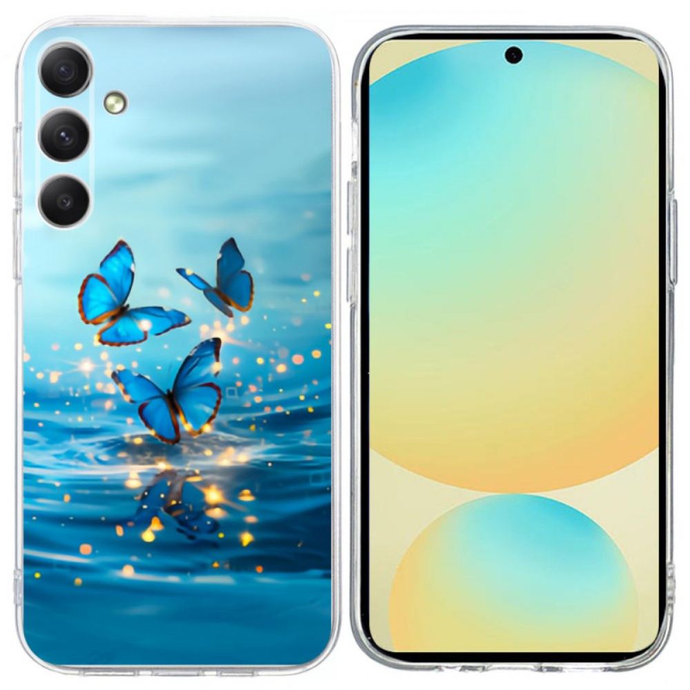 Kryt Samsung Galaxy S25 Fe Modrí Motýli