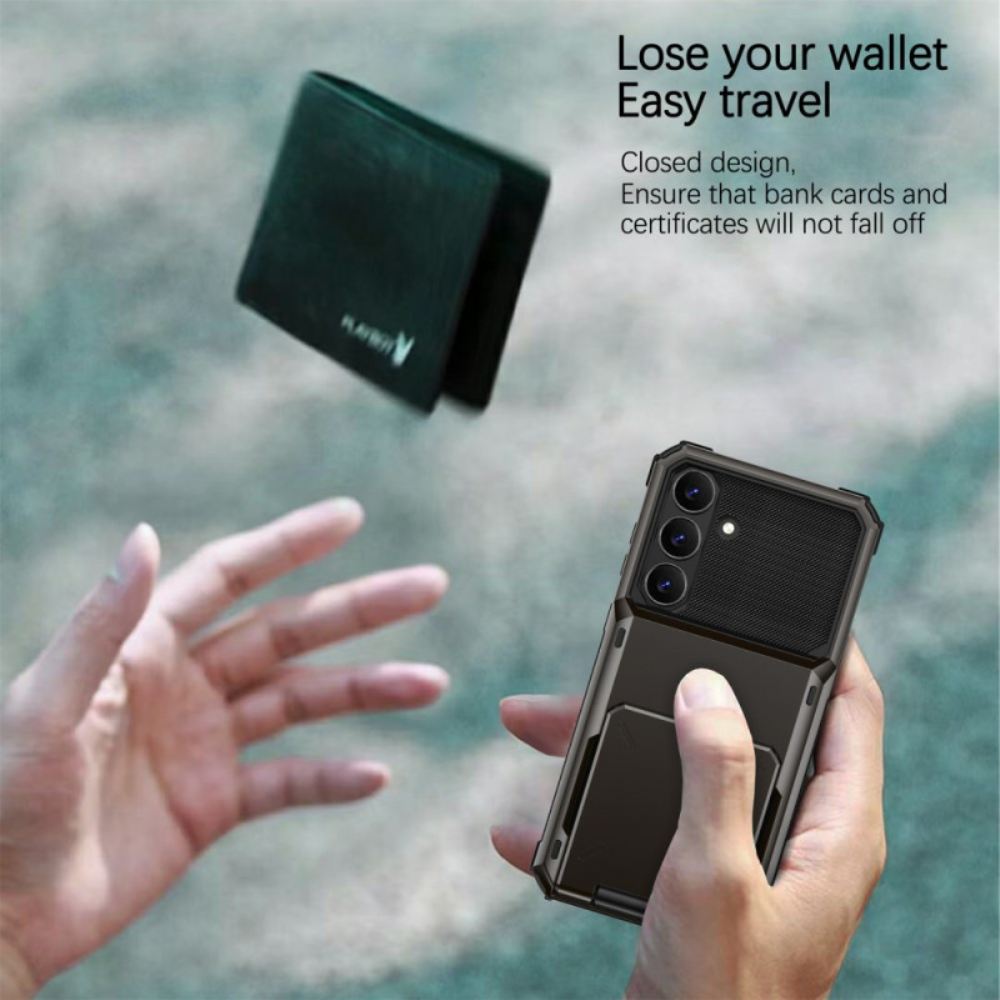 Kryt Samsung Galaxy S25 Fe Výklopné Pouzdro Na Karty