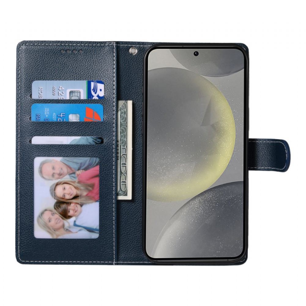 Peněženková Pouzdra Samsung Galaxy S25 Fe Efekt Hladké Kůže