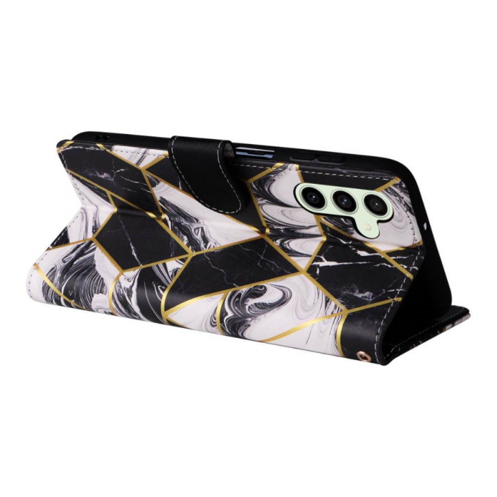 Peněženková Pouzdra Samsung Galaxy S25 Fe Kryty Na Mobil Mramorový Styl