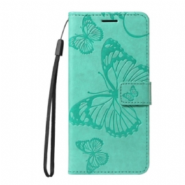 Peněženková Pouzdra Samsung Galaxy S25 Fe Kryty Na Mobil Obří Motýli
