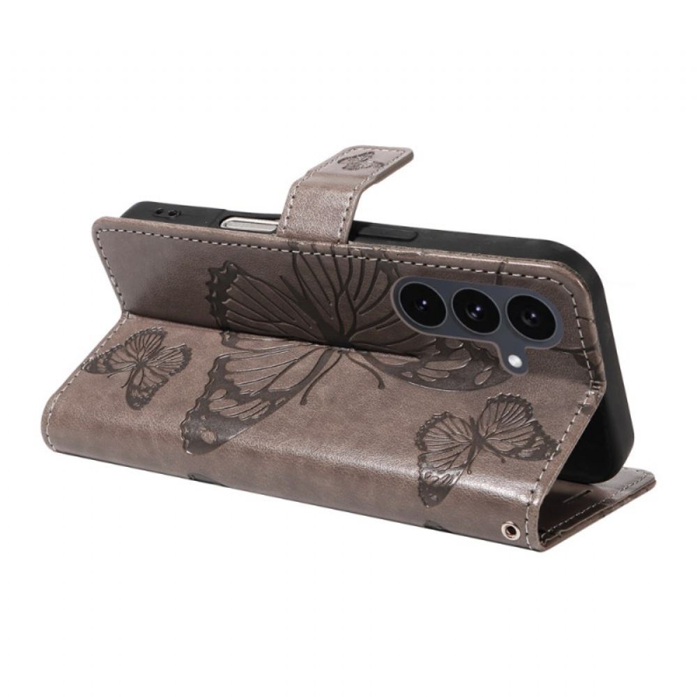 Peněženková Pouzdra Samsung Galaxy S25 Fe Kryty Na Mobil Obří Motýli