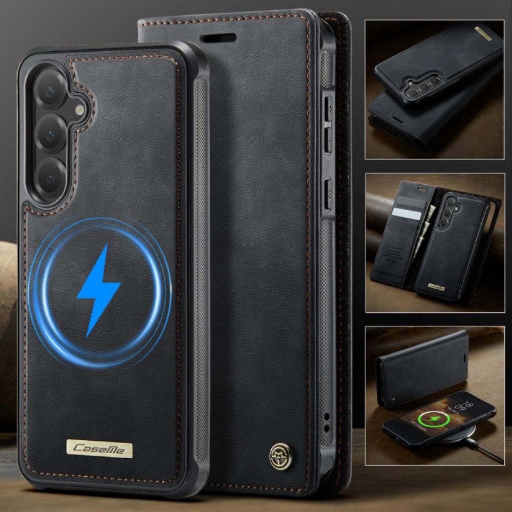 Peněženková Pouzdra Samsung Galaxy S25 Fe Kryty Na Mobil Peněženka S Odnímatelným Pouzdrem Rfid