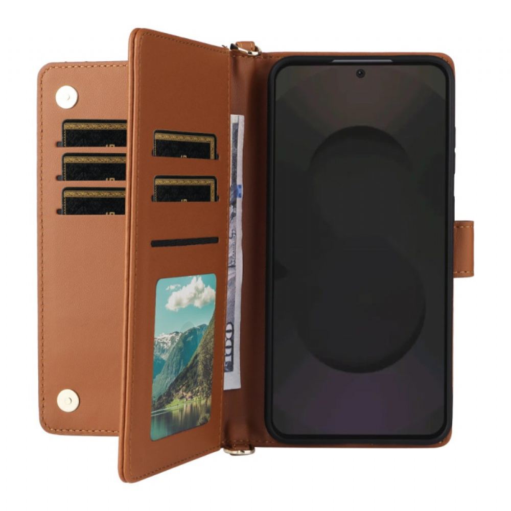 Peněženková Pouzdra Samsung Galaxy S25 Fe Popruh A Ramenní Popruh