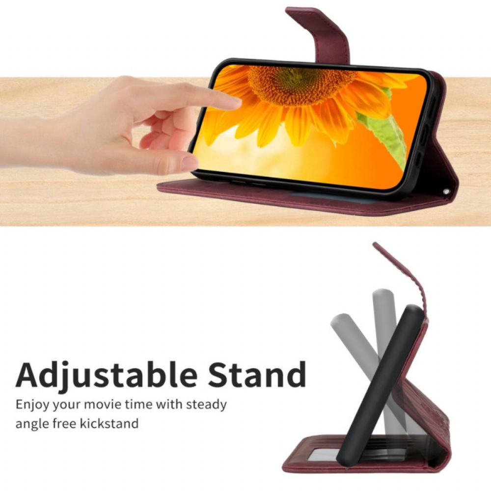 Peněženková Pouzdra Samsung Galaxy S25 Fe Ramenní Popruh S Potiskem Slunečnic