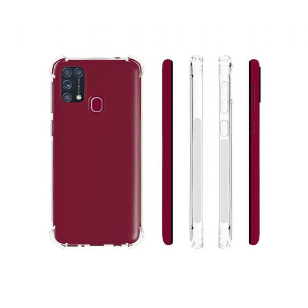 Kryt Na Samsung Galaxy M31 Vymazat Vyztužené Rohy