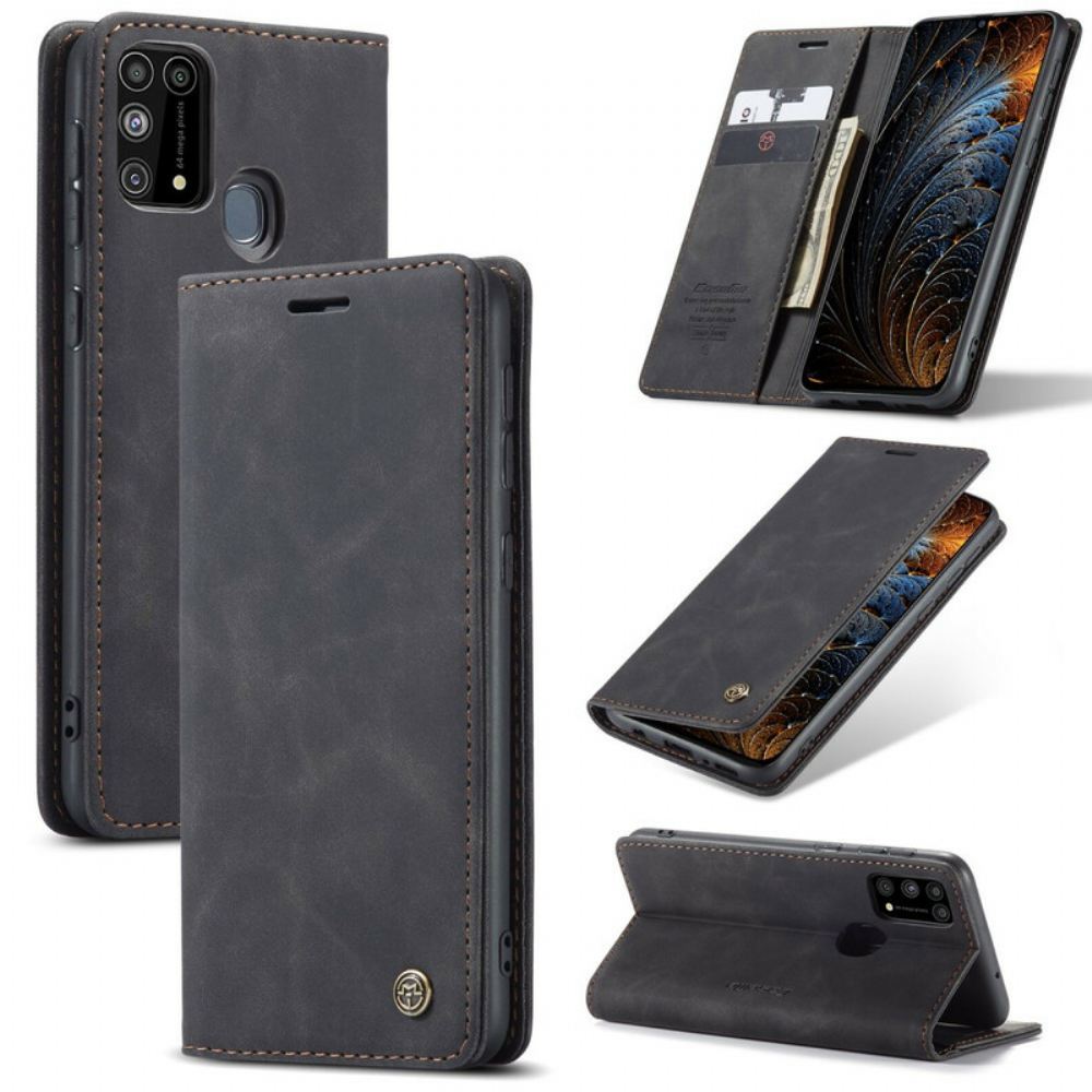 Kryty Na Mobil Na Samsung Galaxy M31 Flipové Pouzdro Caseme Umělá Kůže
