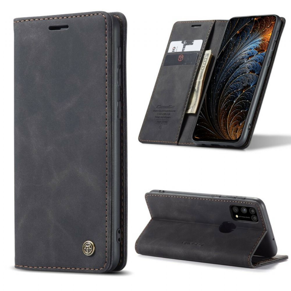 Kryty Na Mobil Na Samsung Galaxy M31 Flipové Pouzdro Caseme Umělá Kůže