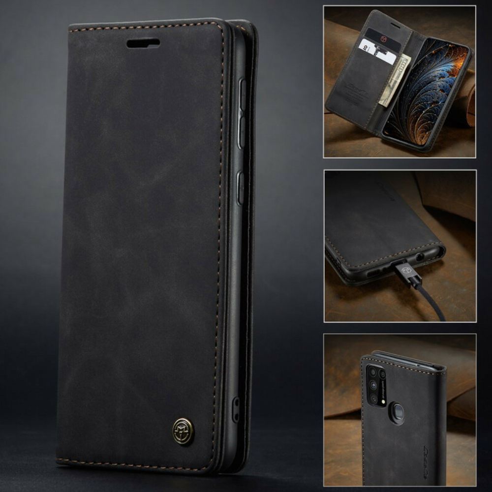 Kryty Na Mobil Na Samsung Galaxy M31 Flipové Pouzdro Caseme Umělá Kůže