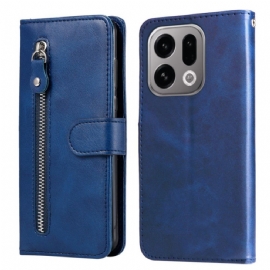 Kožený Kryt Na Oppo Find X9 5g Kapsa Na Zip