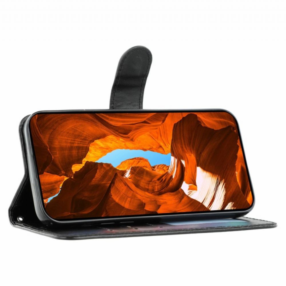 Kožený Kryt Oppo Find X9 5g S Páskem Na Zápěstí