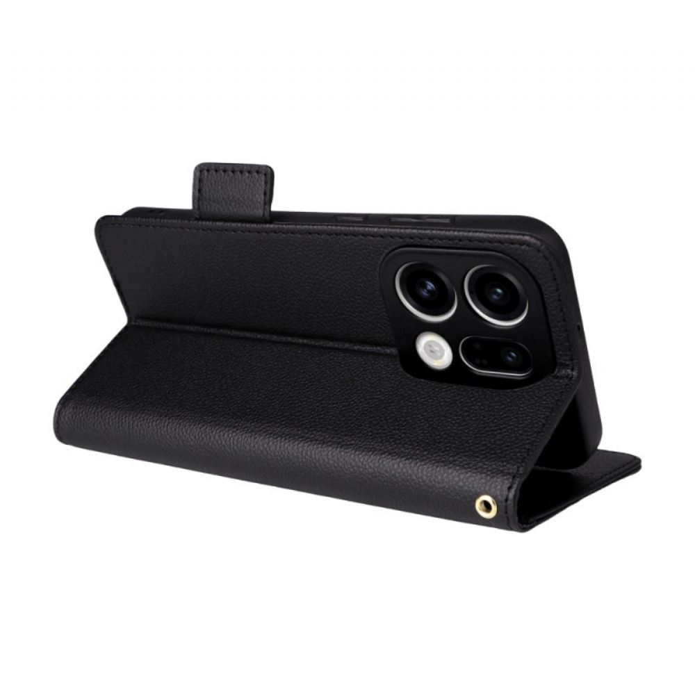 Kožený Kryt Oppo Find X9 5g Umělá Kůže S Páskem