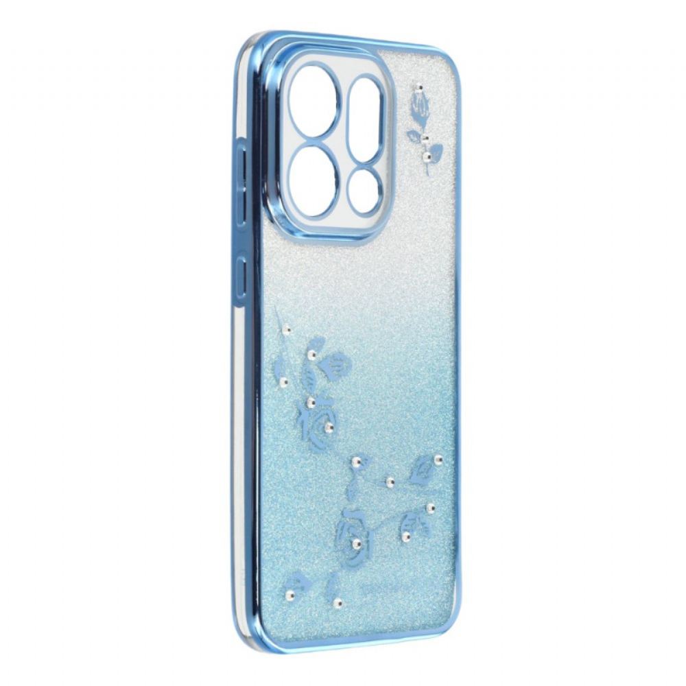 Kryt Oppo Find X9 5g Kadem Květiny A Flitry