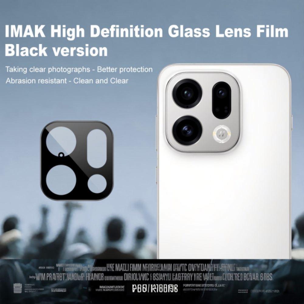 Ochranná Fólie Z Tvrzeného Skla Pro Oppo Find X9 5g (černá Verze)