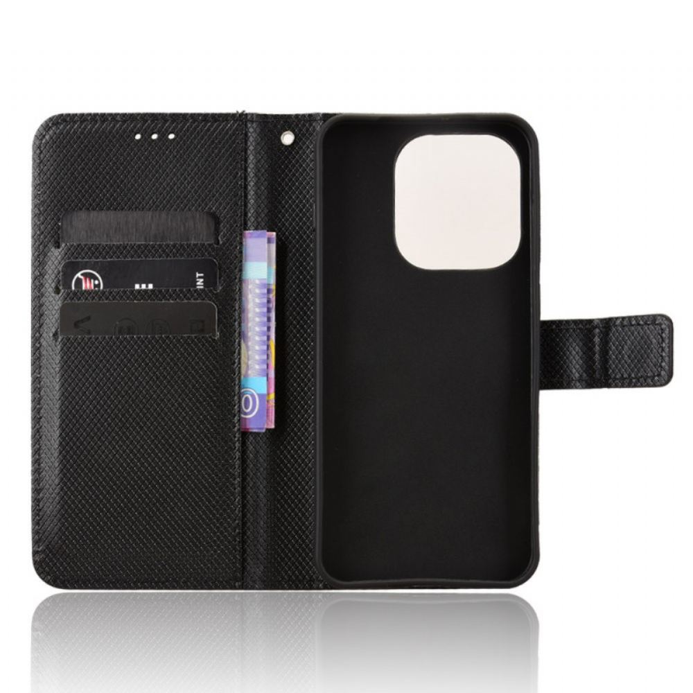 Peněženková Pouzdra Oppo Find X9 5g Kosočtvercová Textura