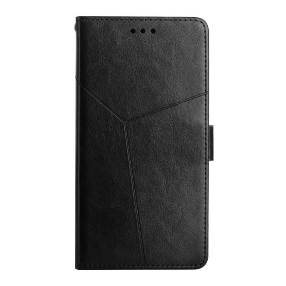Kožené Pouzdro Na Samsung Galaxy S10 Design Geo Y Ve Stylu Kůže