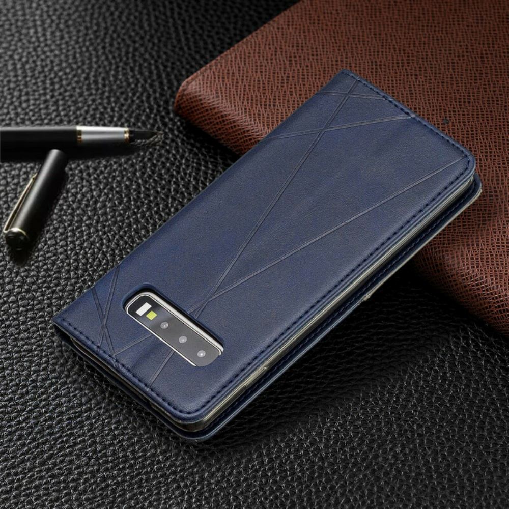 Kryty Na Mobil Na Samsung Galaxy S10 Flipové Pouzdro Styl Umělce