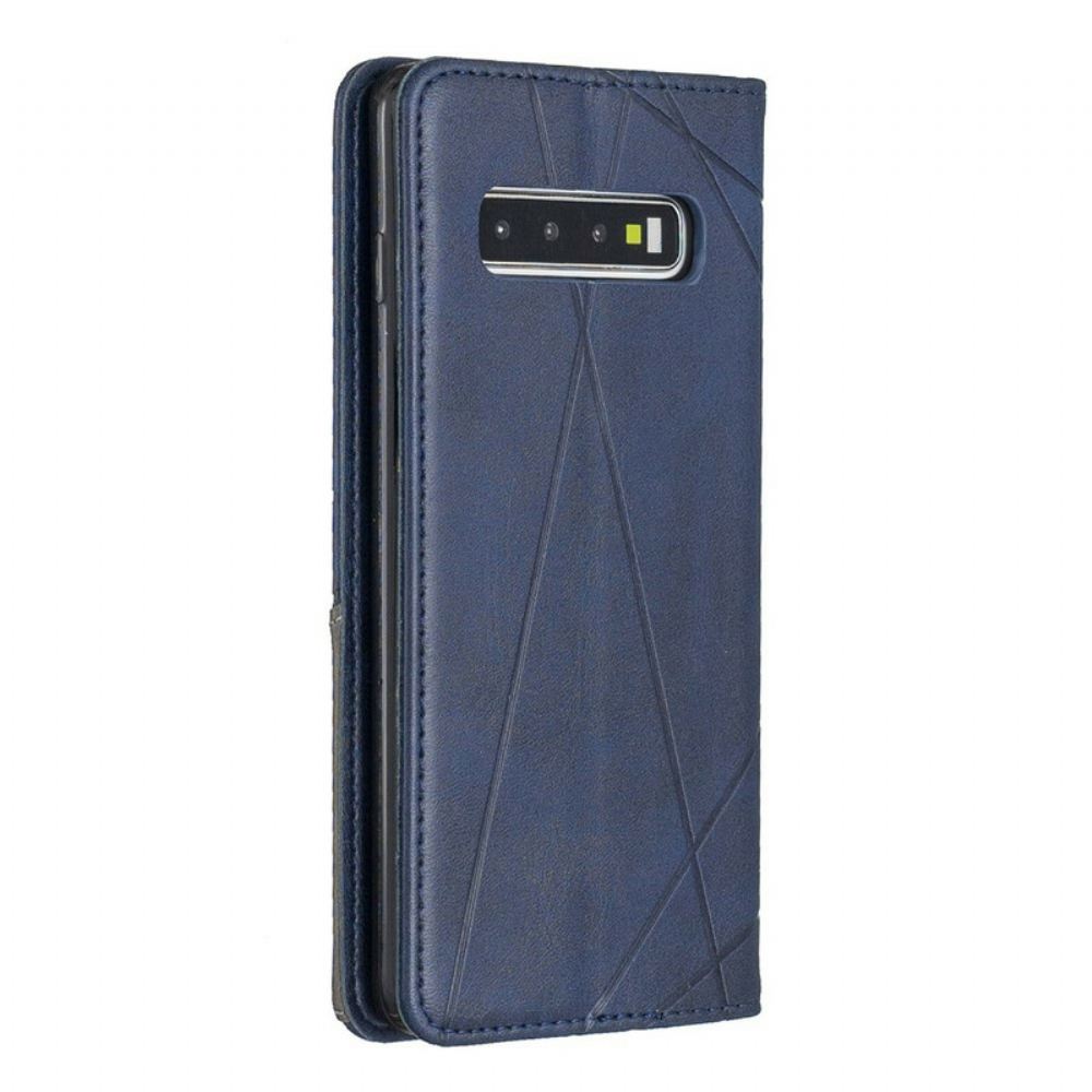 Kryty Na Mobil Na Samsung Galaxy S10 Flipové Pouzdro Styl Umělce
