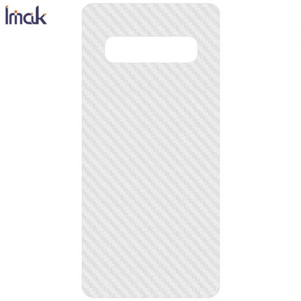 Zadní Ochranná Fólie Pro Samsung Galaxy S10 Carbon Style Imak