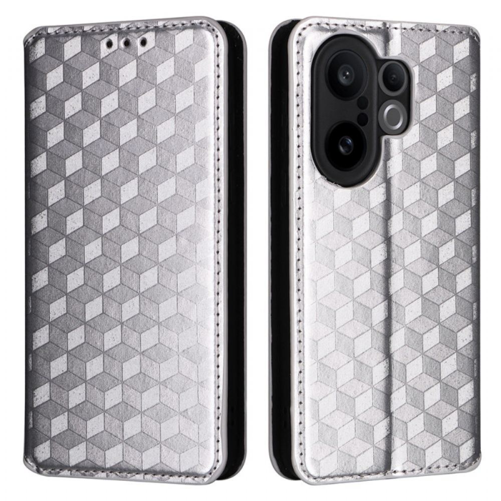 Kožené Pouzdro Folio Vivo X200 Fe Diamanty