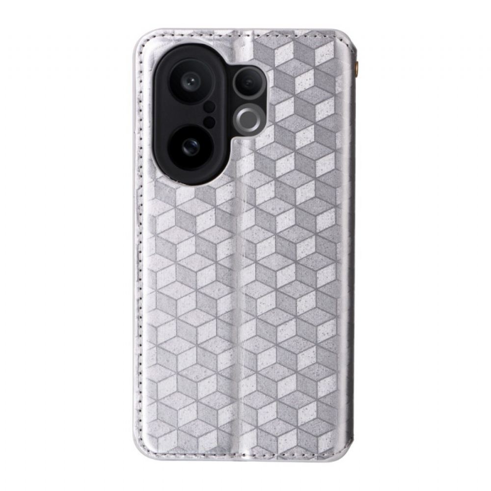 Kožené Pouzdro Folio Vivo X200 Fe Diamanty