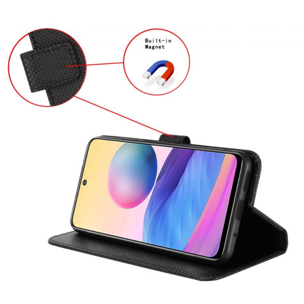 Kožený Kryt Vivo X200 Fe Texturovaná Umělá Kůže