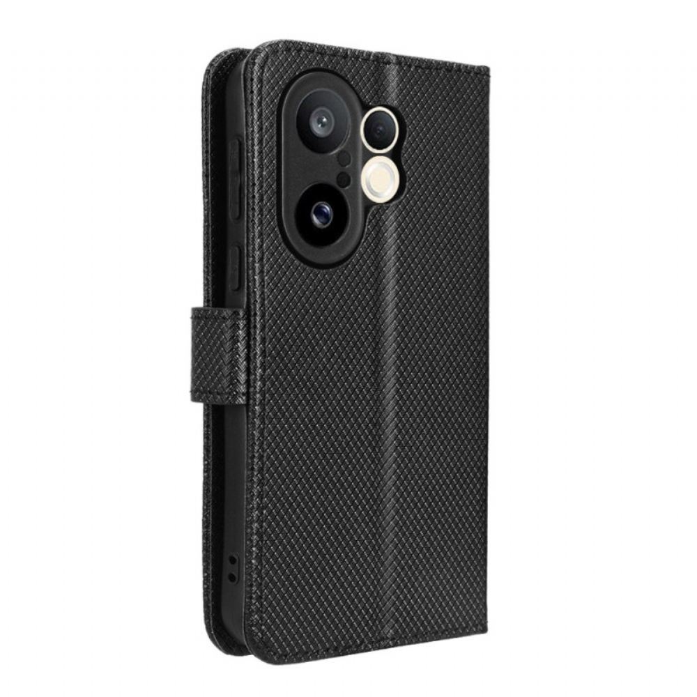 Kožený Kryt Vivo X200 Fe Texturovaná Umělá Kůže