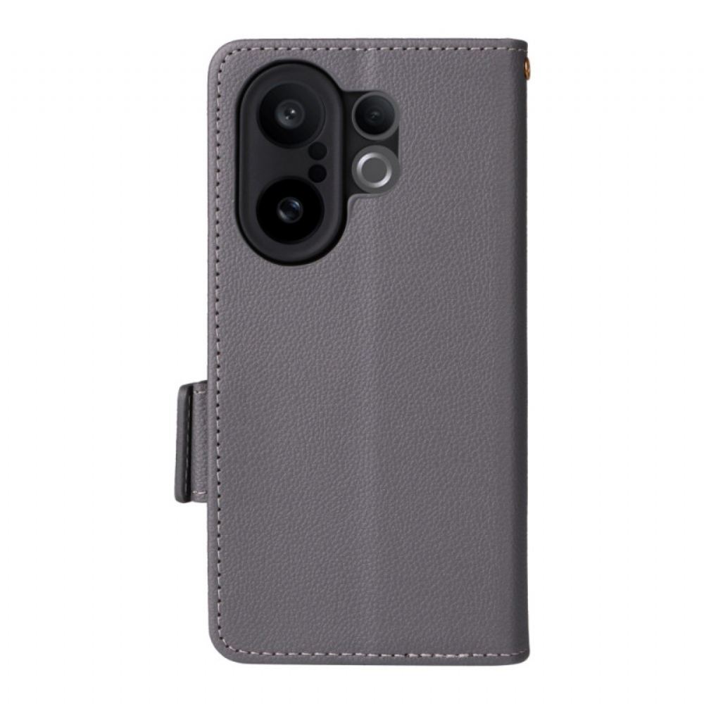 Kožený Kryt Vivo X200 Fe Umělá Kůže S Popruhem