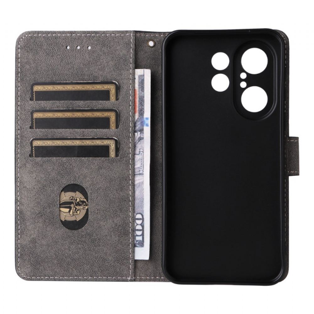 Kožený Kryt Vivo X200 Fe Řemínek S Efektem Semiše