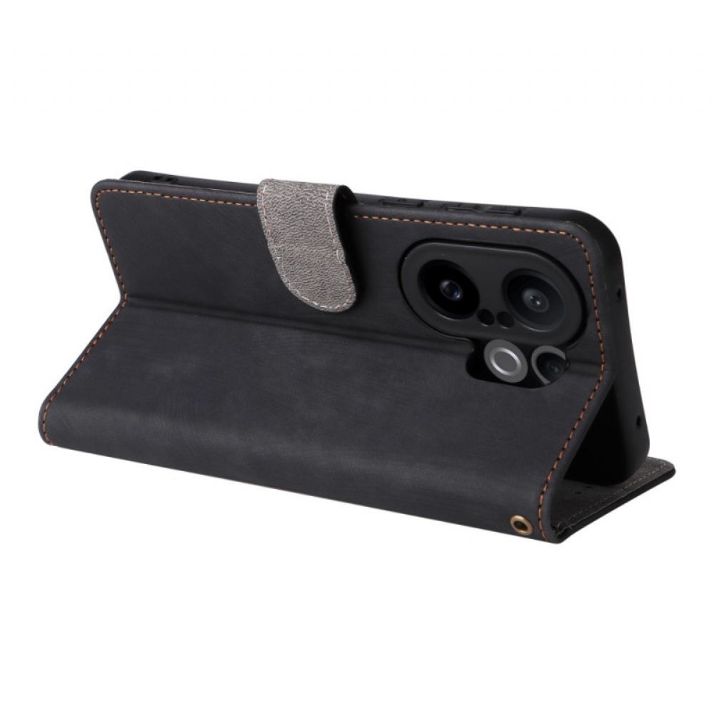 Kožený Kryt Vivo X200 Fe Řemínek S Efektem Semiše