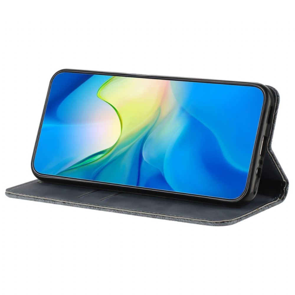 Kožené Pouzdro Folio Na Samsung Galaxy A15 5g Patchwork S Popruhem