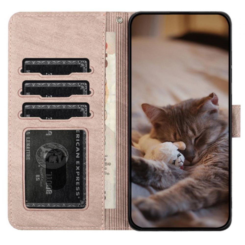 Kožený Kryt Na Samsung Galaxy A15 5g Band Of Thong Cats