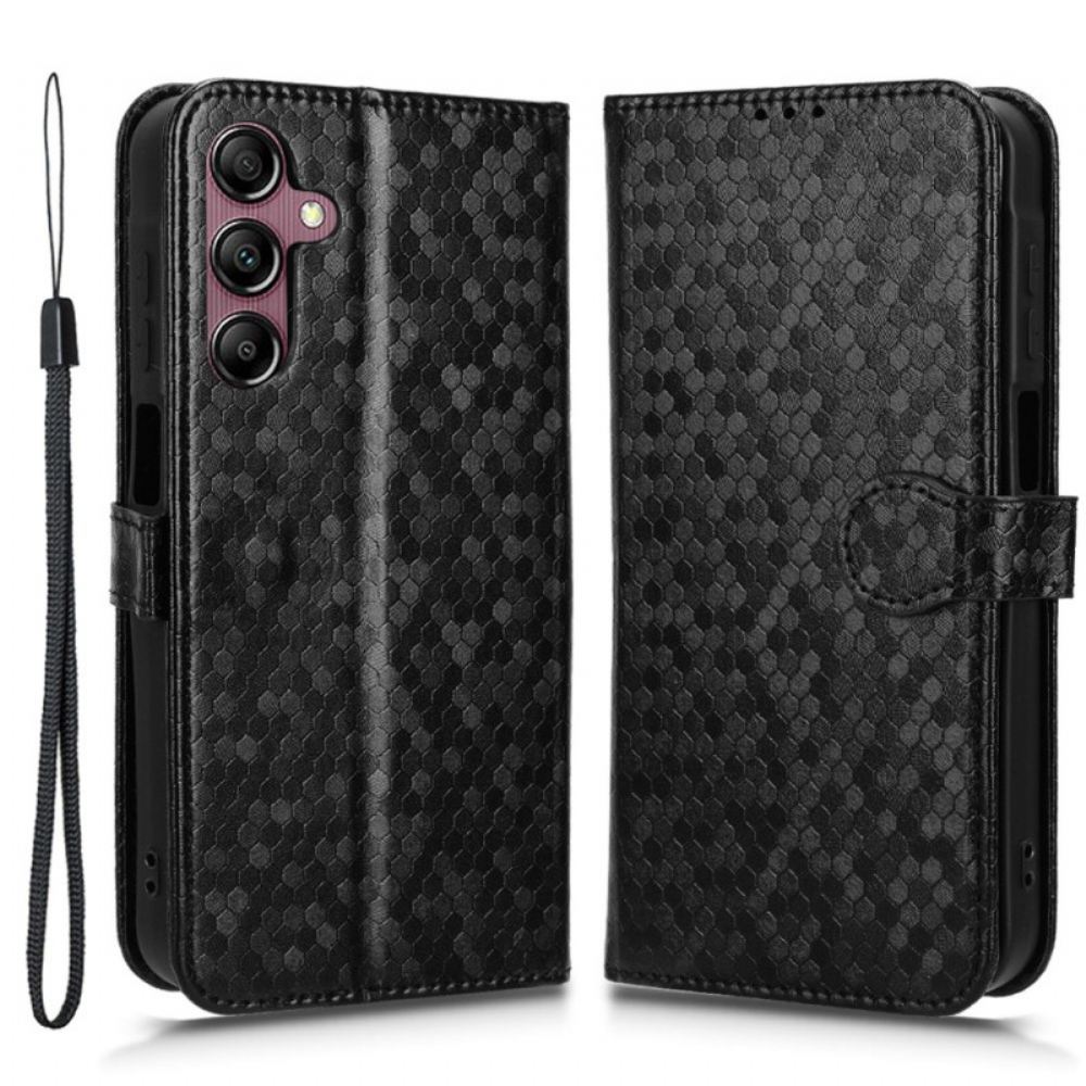Kožený Kryt Samsung Galaxy A15 5g Brilantní Popruh