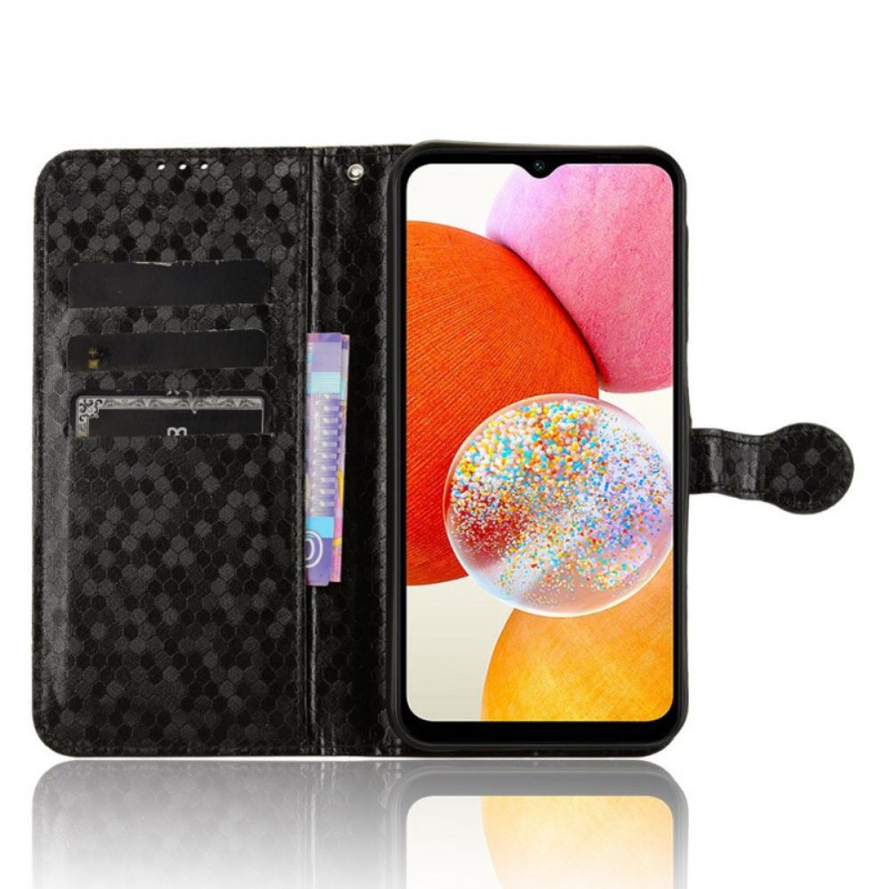 Kožený Kryt Samsung Galaxy A15 5g Brilantní Popruh