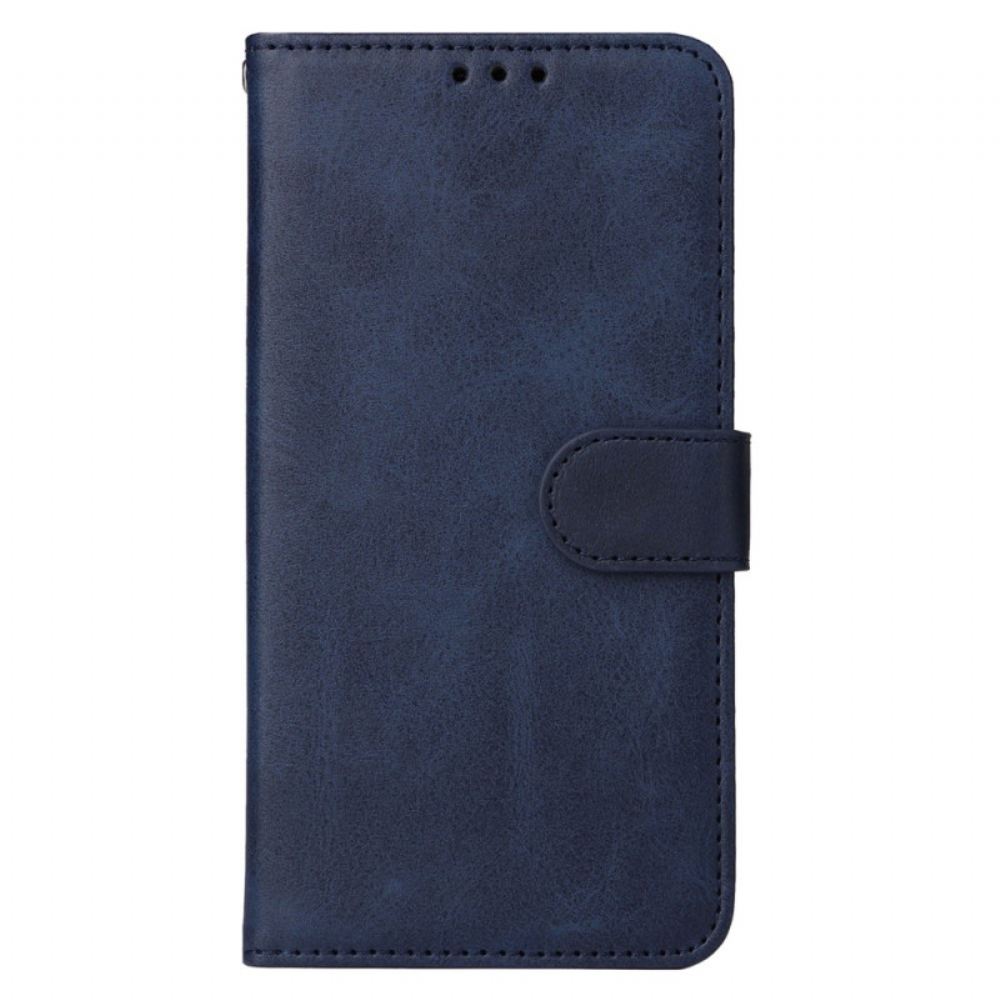 Kožený Kryt Samsung Galaxy A15 5g Klasický Styl S Popruhem