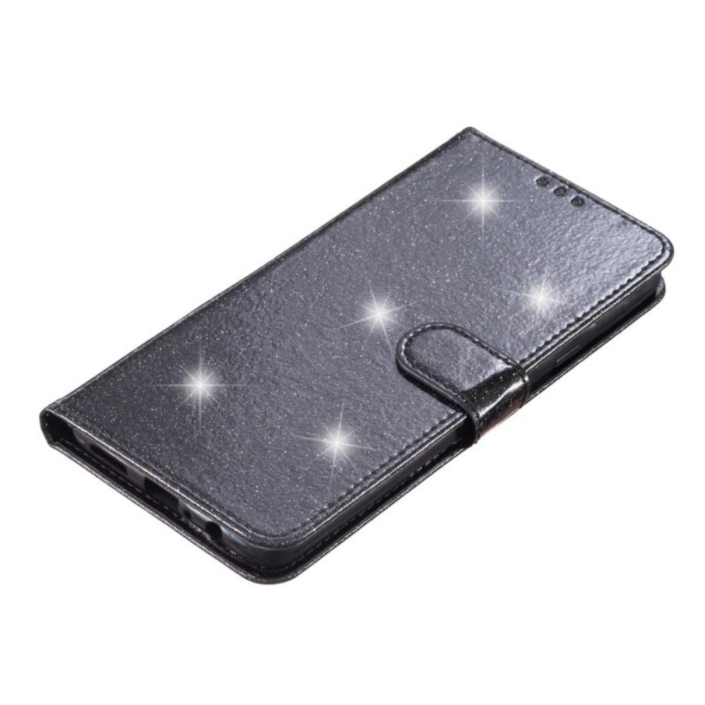 Kožený Kryt Samsung Galaxy A15 5g Páskové Flitry