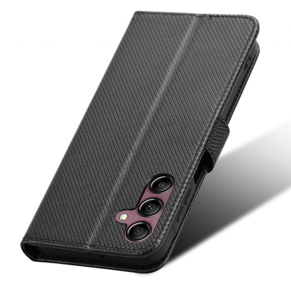 Kožený Kryt Samsung Galaxy A15 5g Styl Koženého Řemínku S Texturou