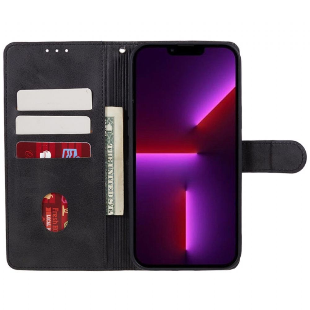 Kožený Kryt Samsung Galaxy A15 5g Styl Z Hladké Kůže S Páskem