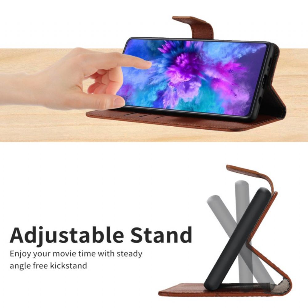 Kožený Kryt Samsung Galaxy A15 5g Vzor Popruhu