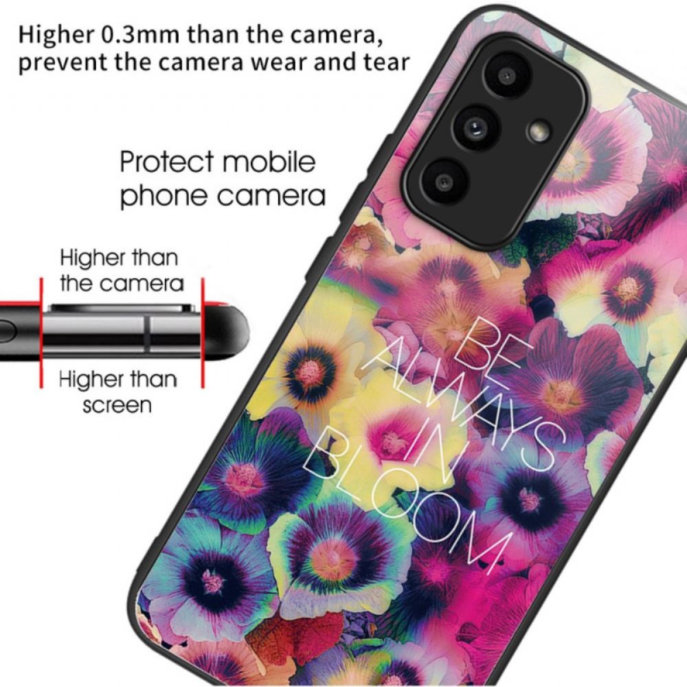 Kryt Na Samsung Galaxy A15 5g Tvrzené Sklo Barevné Květiny