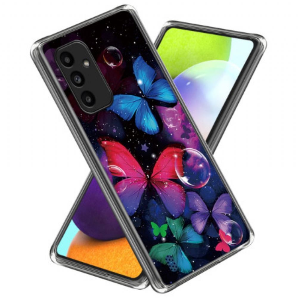 Kryt Samsung Galaxy A15 5g Barevní Motýli