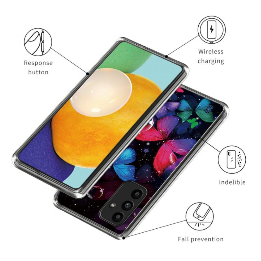 Kryt Samsung Galaxy A15 5g Barevní Motýli