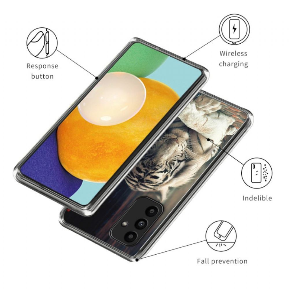 Kryt Samsung Galaxy A15 5g Bílý Tygr